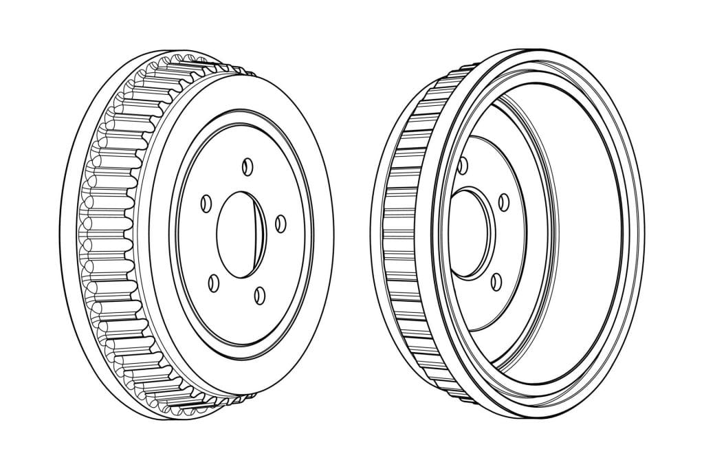 Tambour de frein FERODO  ref. FDR329346