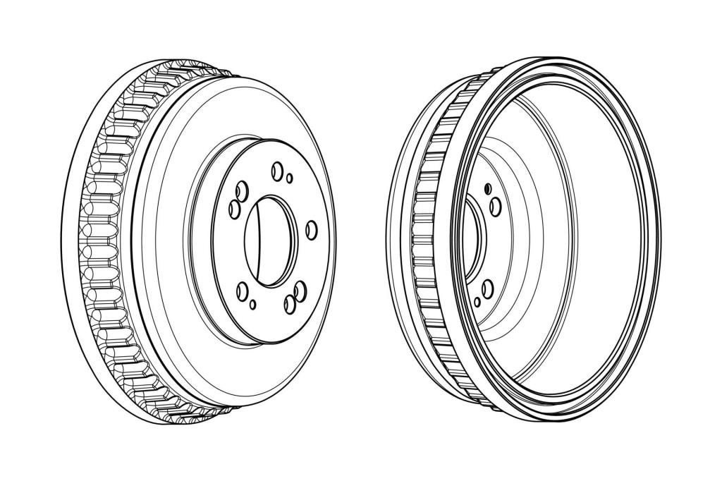 Tambour de frein FERODO ref. FDR329351