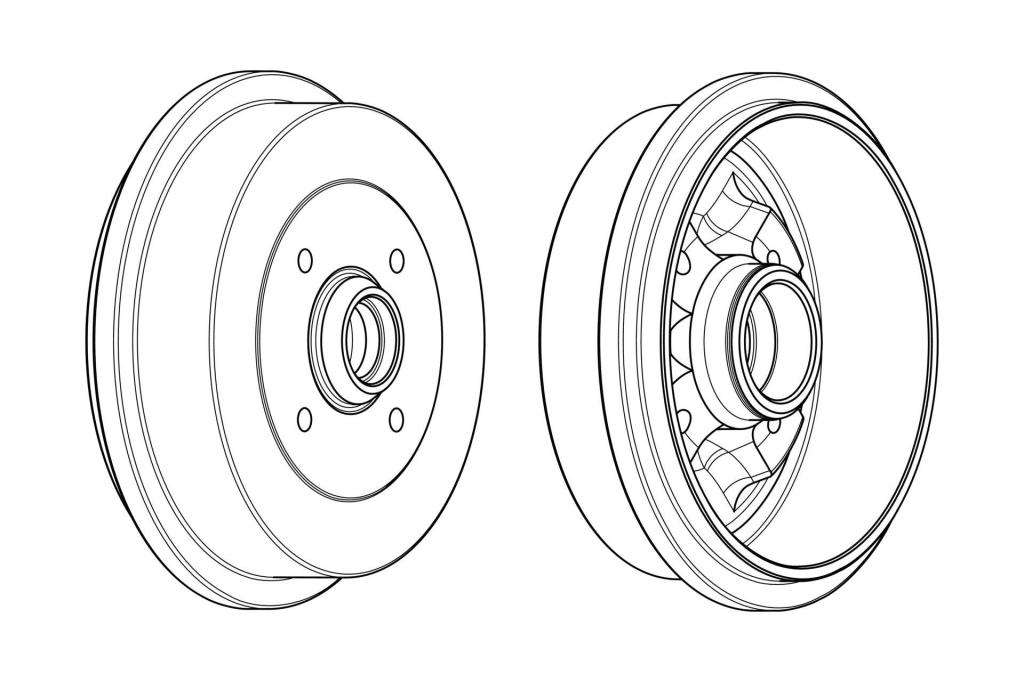 Tambour de frein FERODO ref. FDR329704