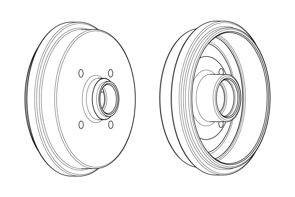Tambour de frein FERODO  ref. FDR329705