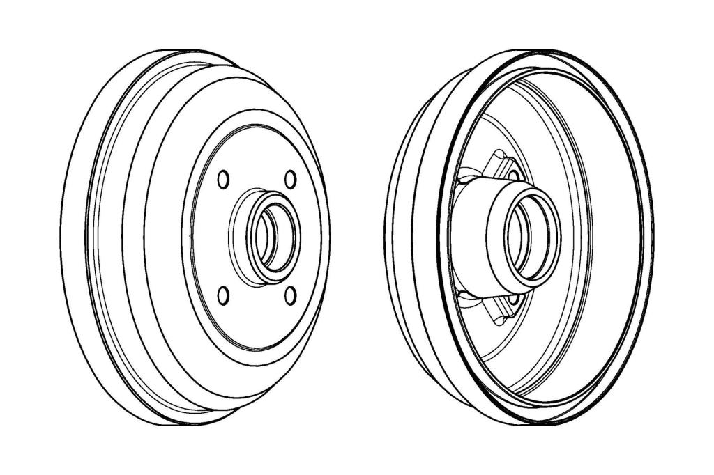 Tambour de frein FERODO  ref. FDR329711