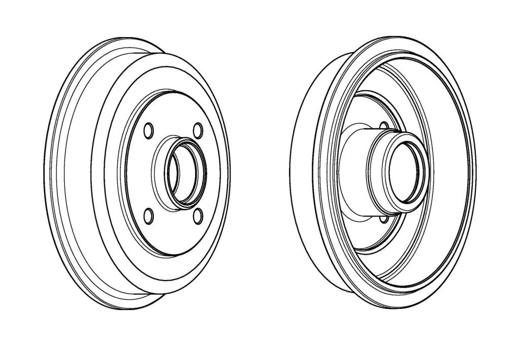 Tambour de frein FERODO  ref. FDR329714