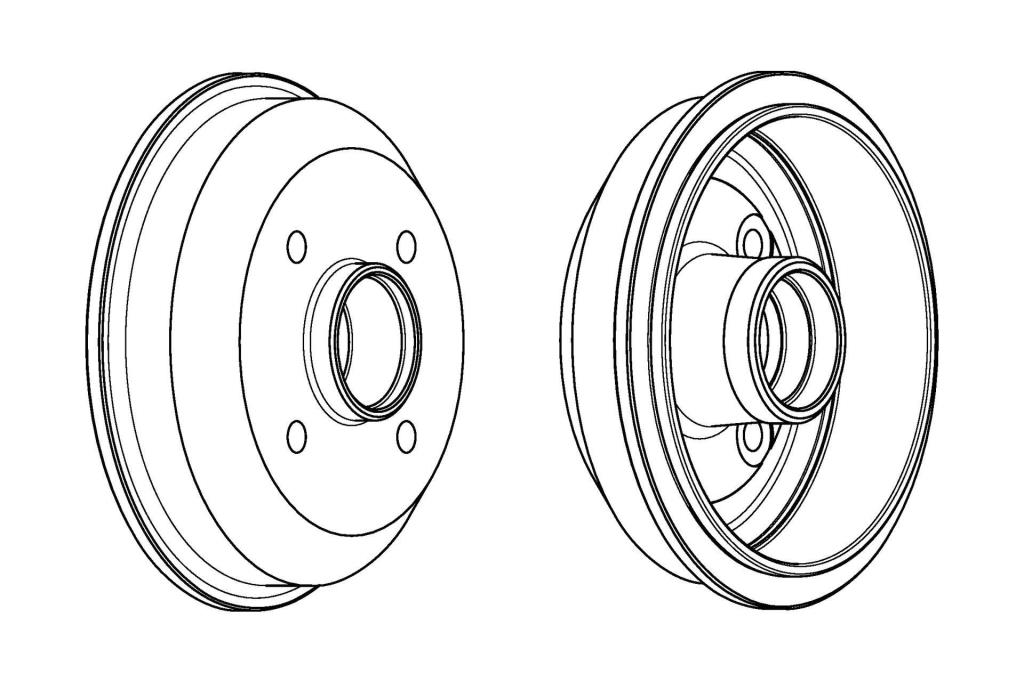 Tambour de frein FERODO  ref. FDR329715