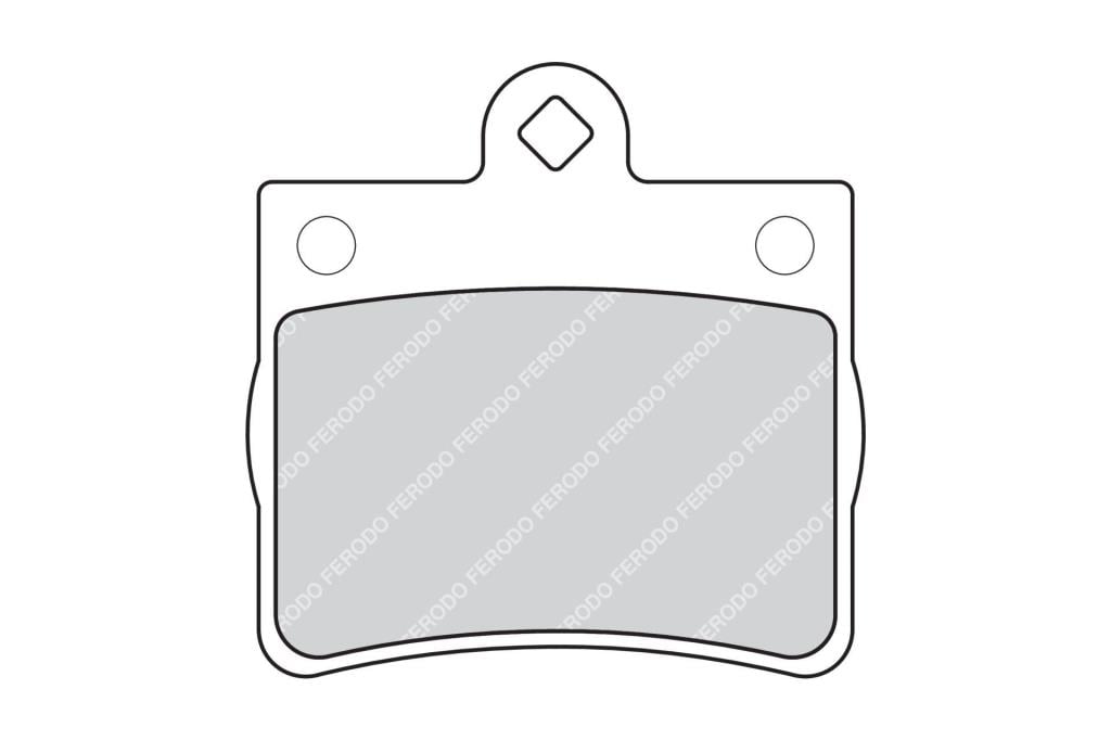 Jogo de 4 pastilhas de travão FERODO  ref. FDB1310