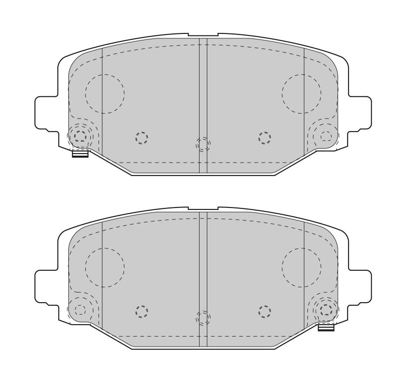 Jogo de 4 pastilhas de travão FERODO  ref. FDB4778