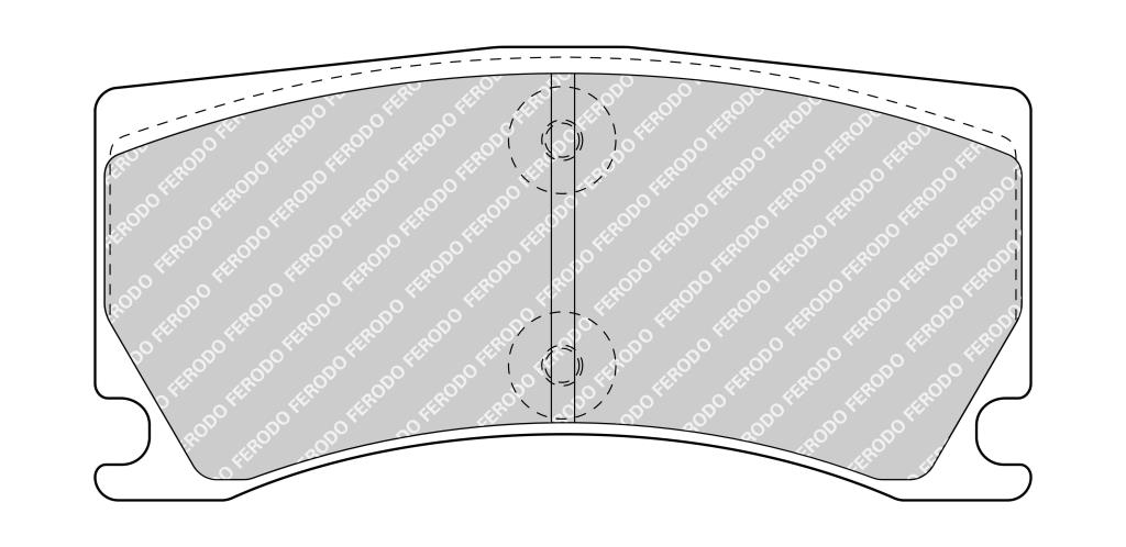 Jogo de 4 pastilhas de travão FERODO  ref. FDB5021
