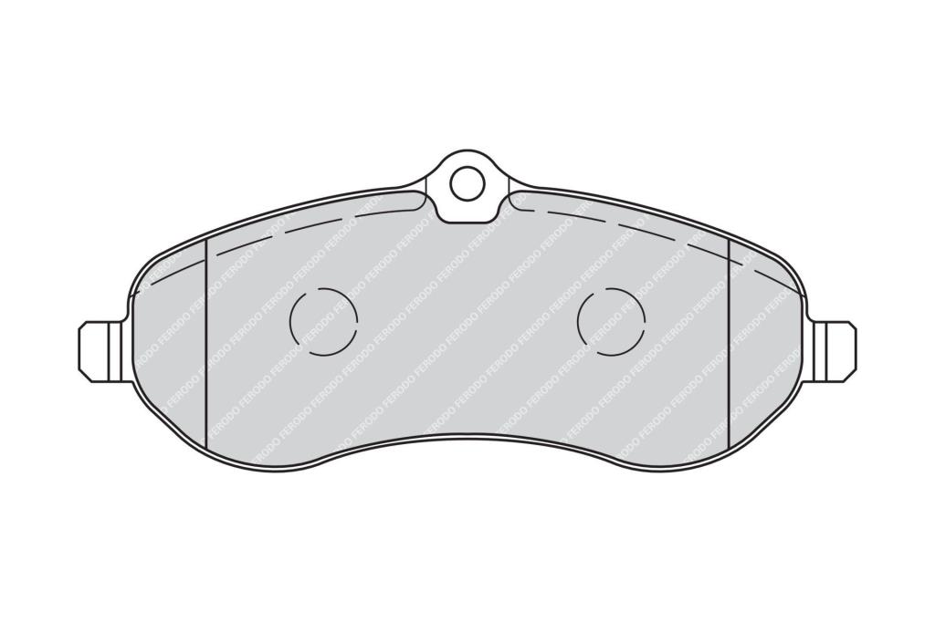 Jeu de 4 plaquettes de frein FERODO ref. FVR5029