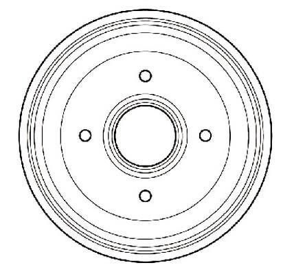 Tambour de frein FERODO ref. FDR329700