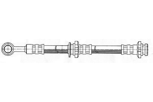 Flexible de frein (Durite de frein) FERODO ref. FHY2234