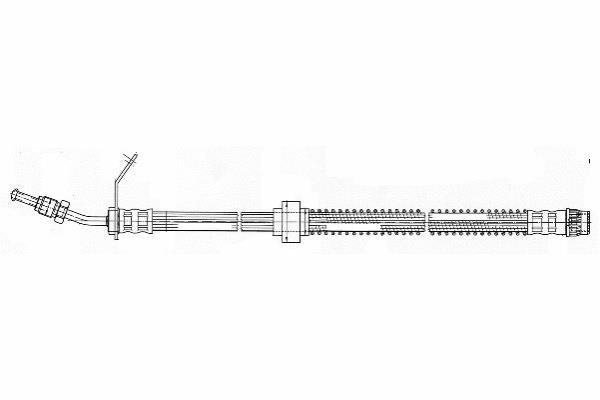 Flexible de frein (Durite de frein) FERODO FHY2312