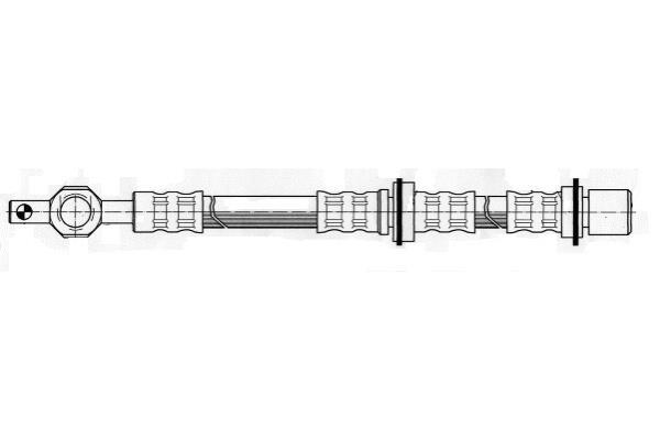 Flexible de frein (Durite de frein) FERODO ref. FHY2394