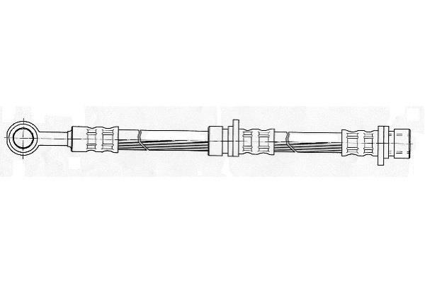 Flexible de frein (Durite de frein) FERODO FHY2469