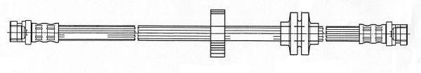 Flexible de frein (Durite de frein) FERODO  ref. FHY2596