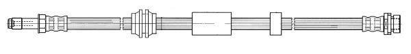 Flexible de frein (Durite de frein) FERODO ref. FHY2614