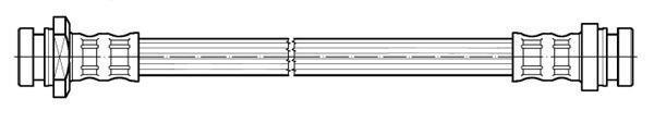 Flexible de frein (Durite de frein) FERODO  ref. FHY2672