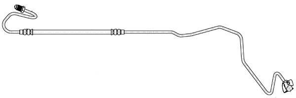 Flexible de frein (Durite de frein) FERODO ref. FHY2875
