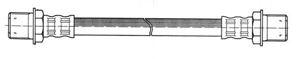 Flexible de frein (Durite de frein) FERODO FHY2881