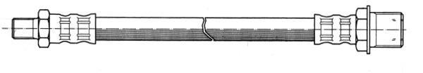 Flexible de frein (Durite de frein) FERODO ref. FHY2885