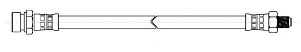 Flexible de frein (Durite de frein) FERODO FHY2887