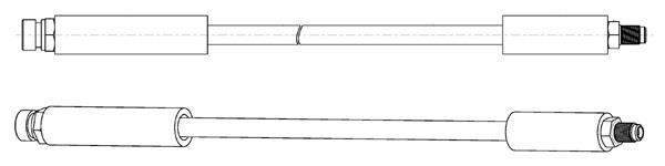Flexible de frein (Durite de frein) FERODO ref. FHY2893