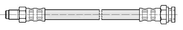 Flexible de frein (Durite de frein) FERODO FHY2900