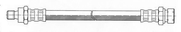 Flexible de frein (Durite de frein) FERODO FHY2904