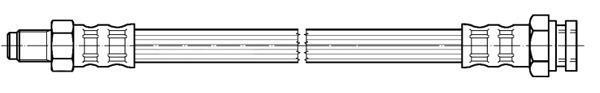 Flexible de frein (Durite de frein) FERODO ref. FHY2928