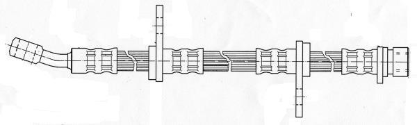Flexible de frein (Durite de frein) FERODO ref. FHY2959