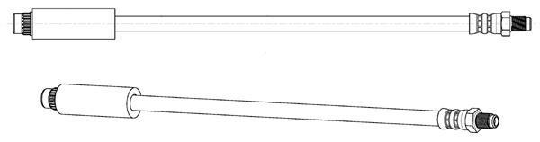 Flexible de frein (Durite de frein) FERODO FHY2997