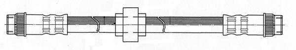 Flexible de frein (Durite de frein) FERODO FHY3013