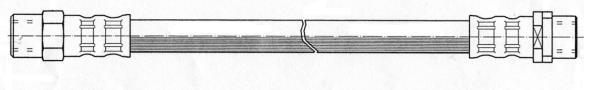 Flexible de frein (Durite de frein) FERODO FHY3016