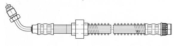 Flexible de frein (Durite de frein) FERODO FHY3021