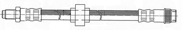 Flexible de frein (Durite de frein) FERODO FHY3022
