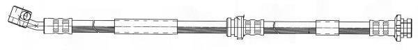 Flexible de frein (Durite de frein) FERODO ref. FHY3164