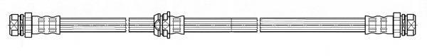 Flexible de frein (Durite de frein) FERODO ref. FHY3228