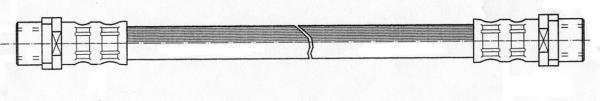 Flexible de frein (Durite de frein) FERODO ref. FHY3272