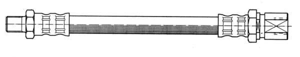 Flexible de frein (Durite de frein) FERODO  ref. FHY3283