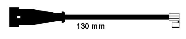Contacteur de témoin d'usure (Témoin d'usure plaquettes) FERODO FWI303
