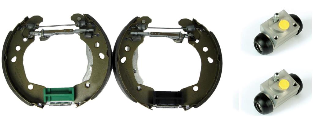 FERODO Kit Freno A Tamburo Posteriore FMK441 - Compatibile Con Renault Clio, Modus E Nissan Micra