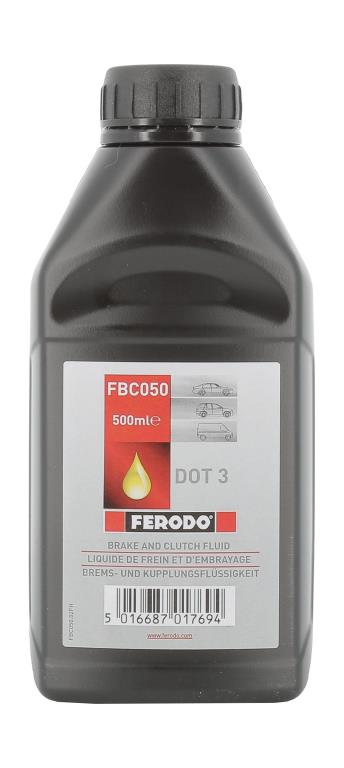 Liquide de frein (Huile de frein) FERODO 0.5 L - ref. FBC050