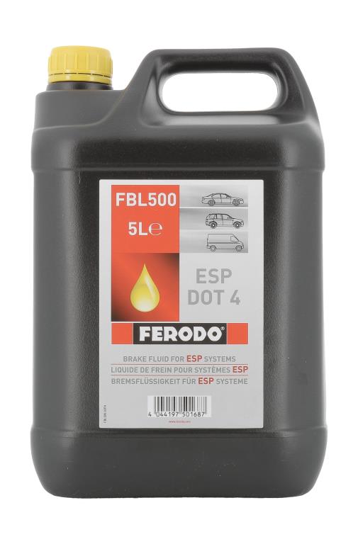 Liquide de frein (Huile de frein) FERODO 5.0 L - ref. FBL500