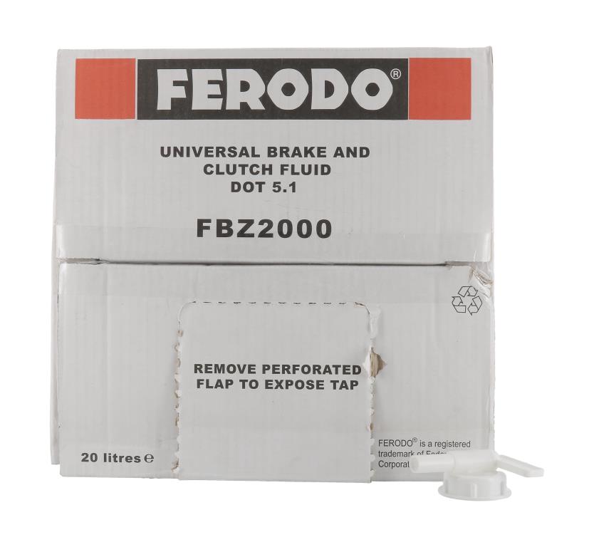 Líquido de frenos (Fluido de frenos) FERODO 20.0 L - ref. FBZ2000