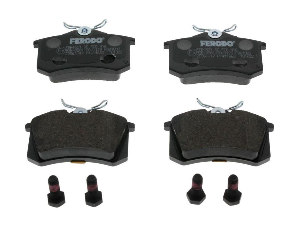 Jeu de 4 plaquettes de frein FERODO ref. FDB1083