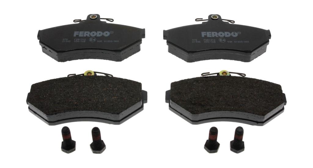 Jeu de 4 plaquettes de frein FERODO ref. FDB1312