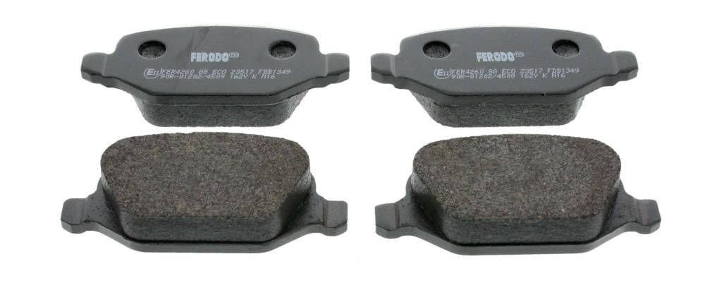 Jeu de 4 plaquettes de frein FERODO ref. FDB1349