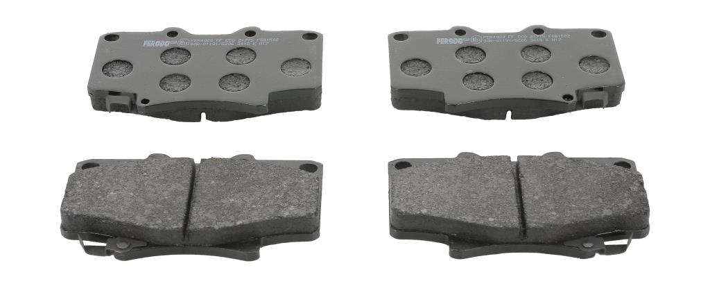 Jeu de 4 plaquettes de frein FERODO ref. FDB1502
