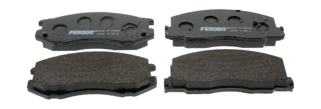 Jeu de 4 plaquettes de frein FERODO  ref. FDB306