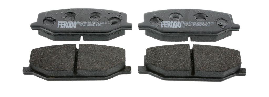 Jeu de 4 plaquettes de frein FERODO  ref. FDB396