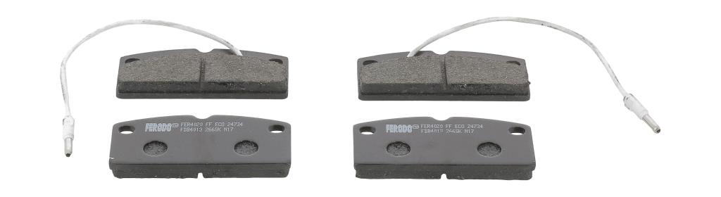 Jeu de 4 plaquettes de frein FERODO ref. FDB4013