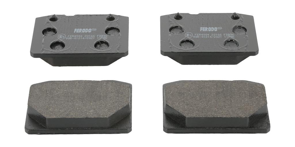 Jeu de 4 plaquettes de frein FERODO ref. FDB96